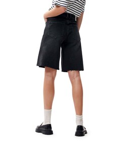 Loose fit jorts bermuda zwart