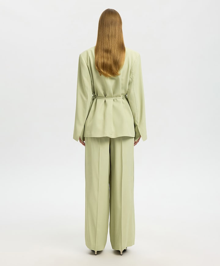 Dames blazer groen