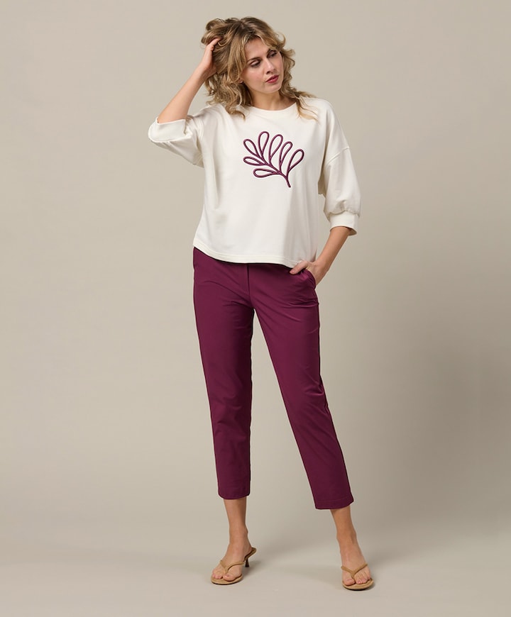 Dames sweater ecru