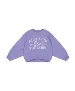 Meisjes sweater paars