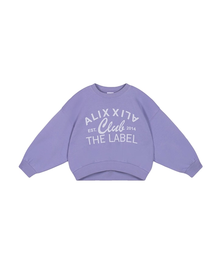 Meisjes sweater paars