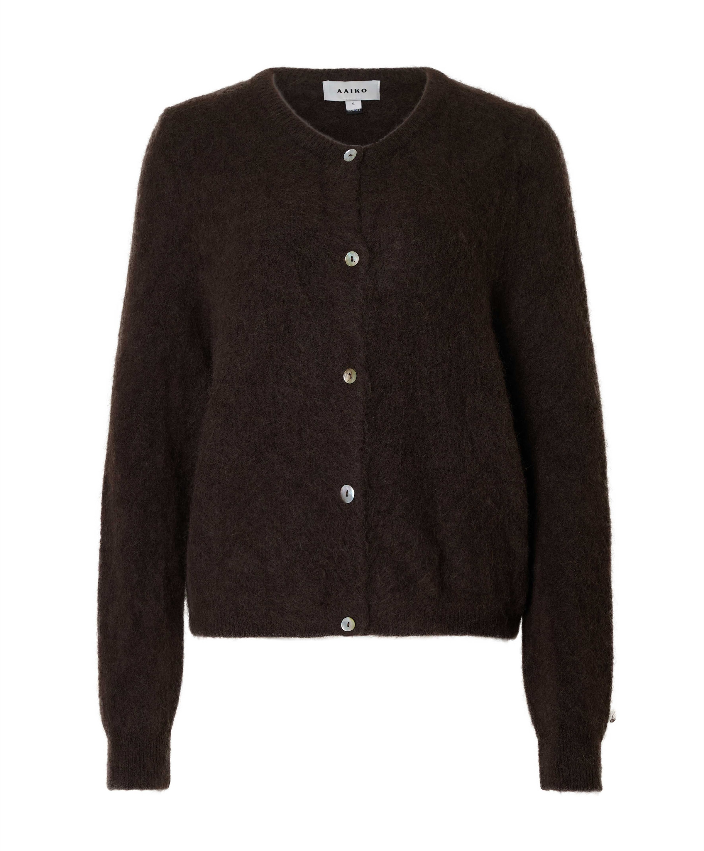 Dames vest bruin
