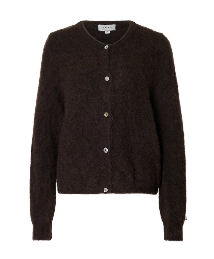 Dames vest bruin