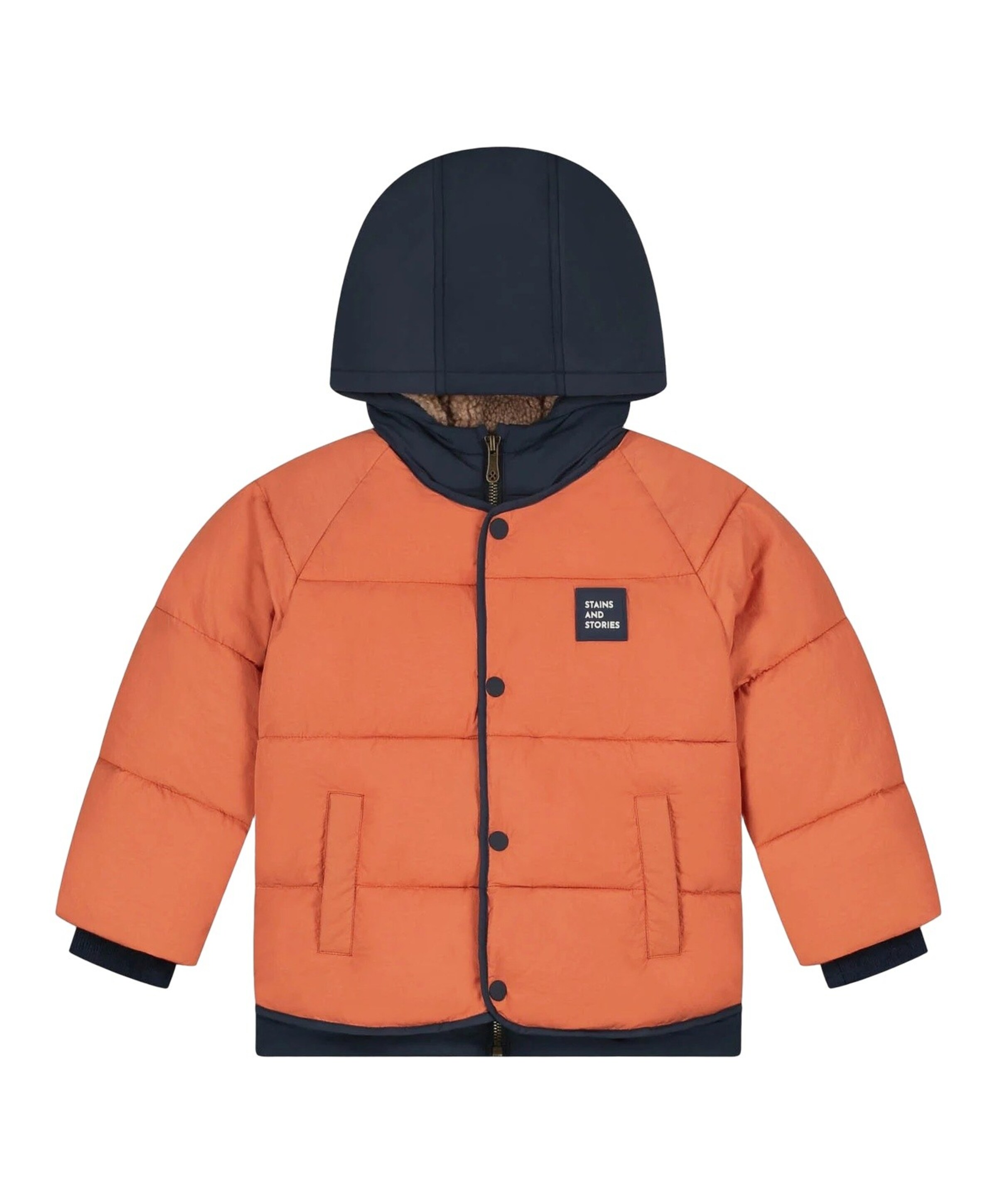 Jongens jas oranje