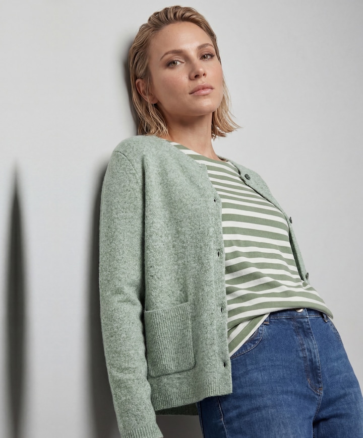 Dames vest groen