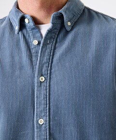 Heren overshirt blauw