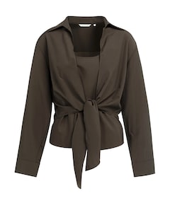 Dames blouse bruin