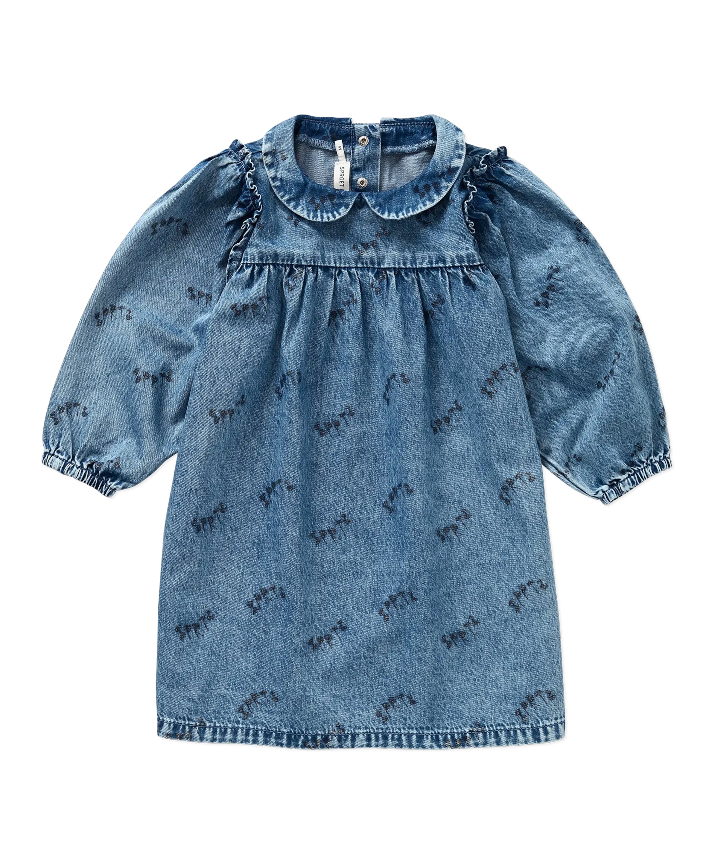 Meisjes jurk blauw