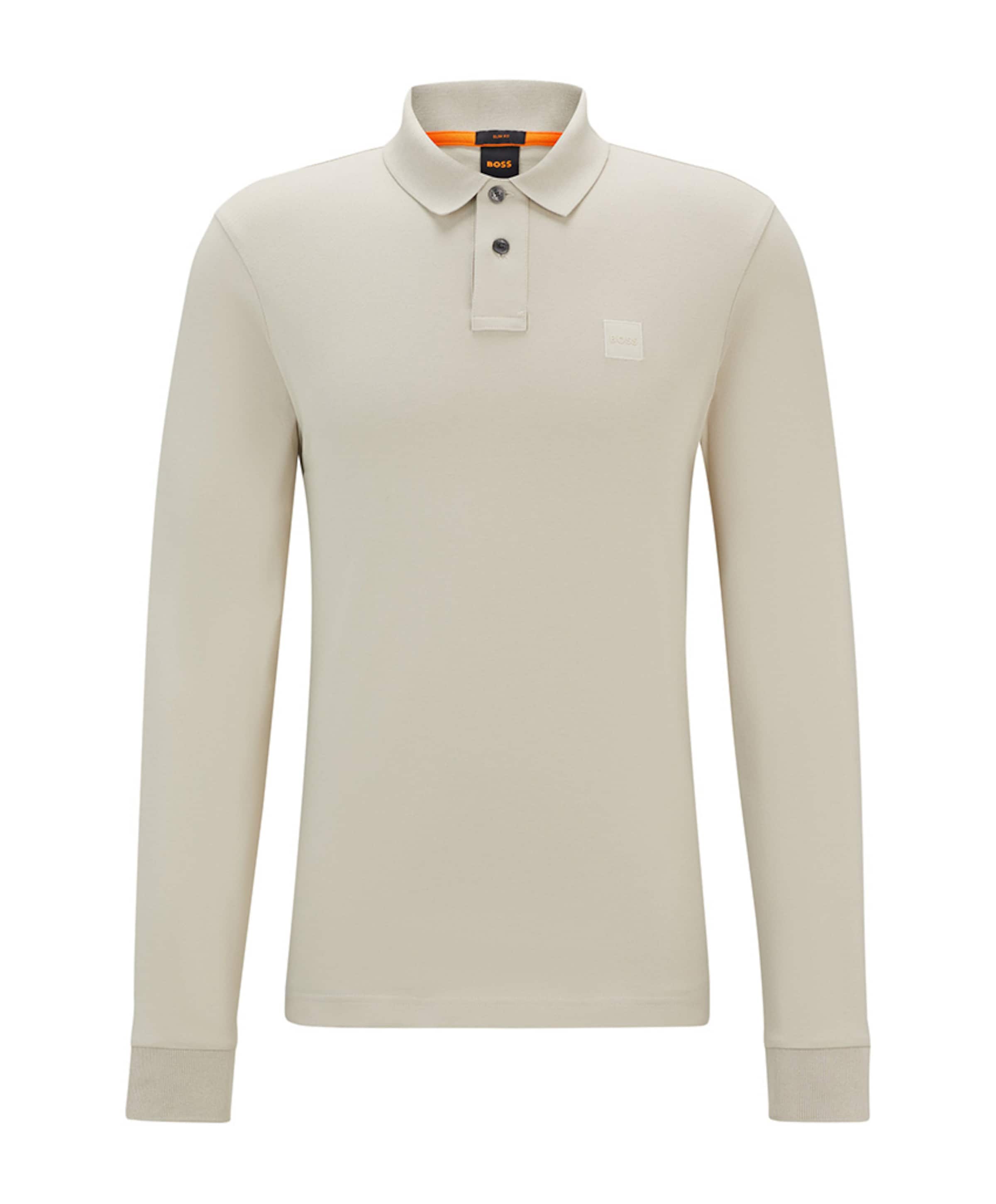 Heren polo beige