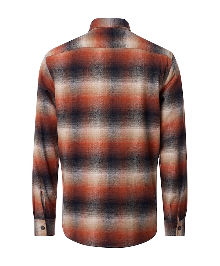 Heren overshirt oranje