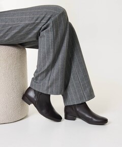 dames enkellaarzen bruin