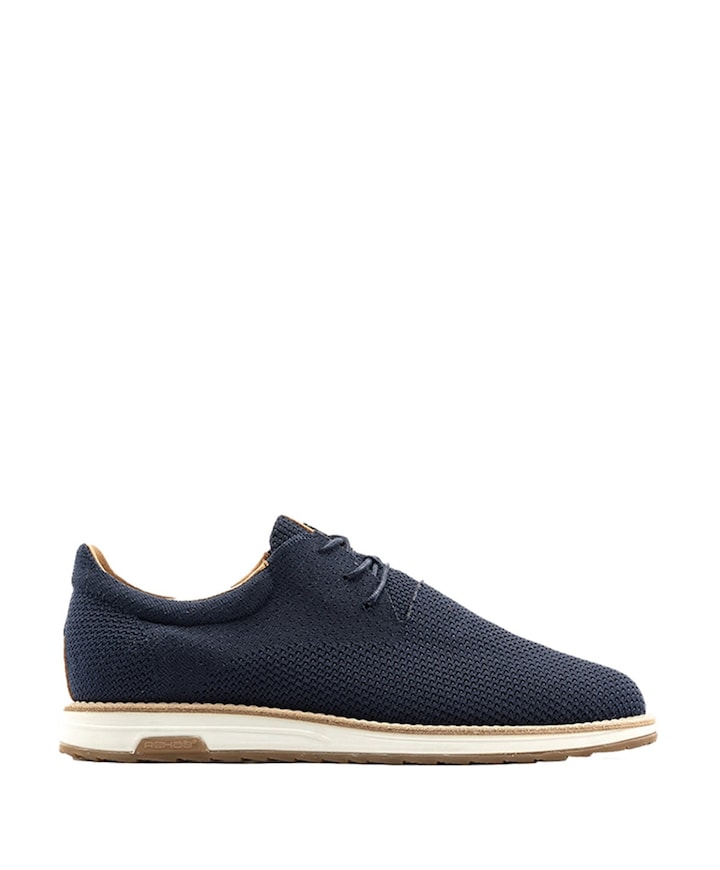 Nolan knit  heren sneakers blauw