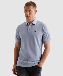 Heren polo blauw
