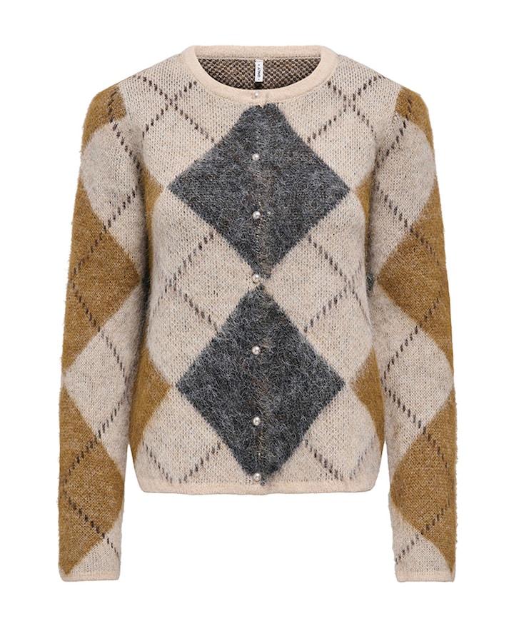 Dames vest beige