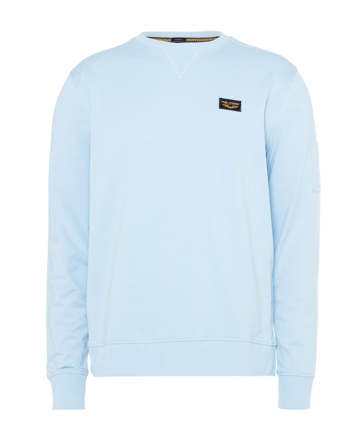 Heren sweater blauw