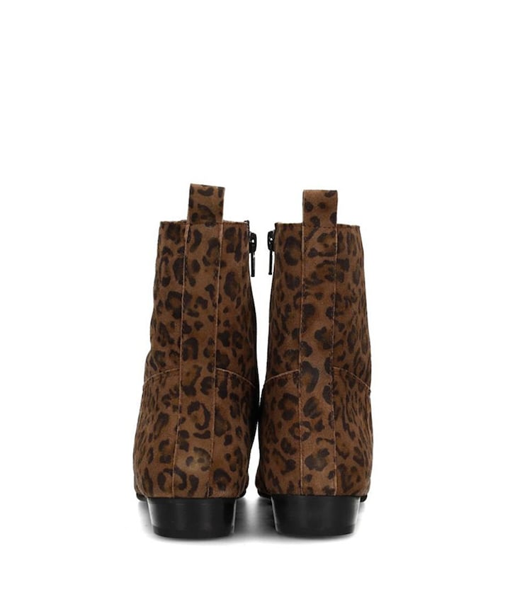 Meri dames enkellaarzen bruin