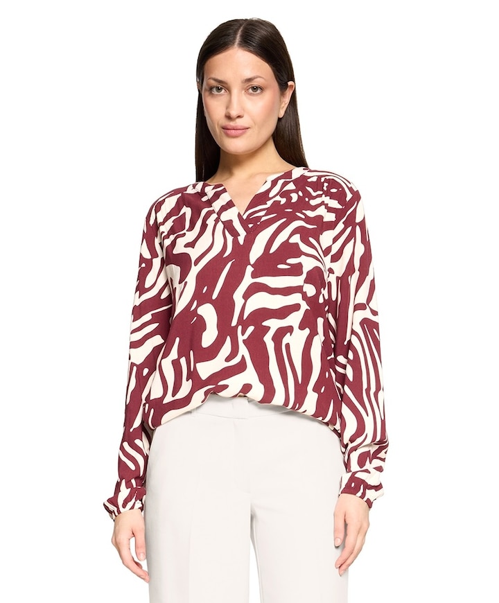 Dames blouse rood
