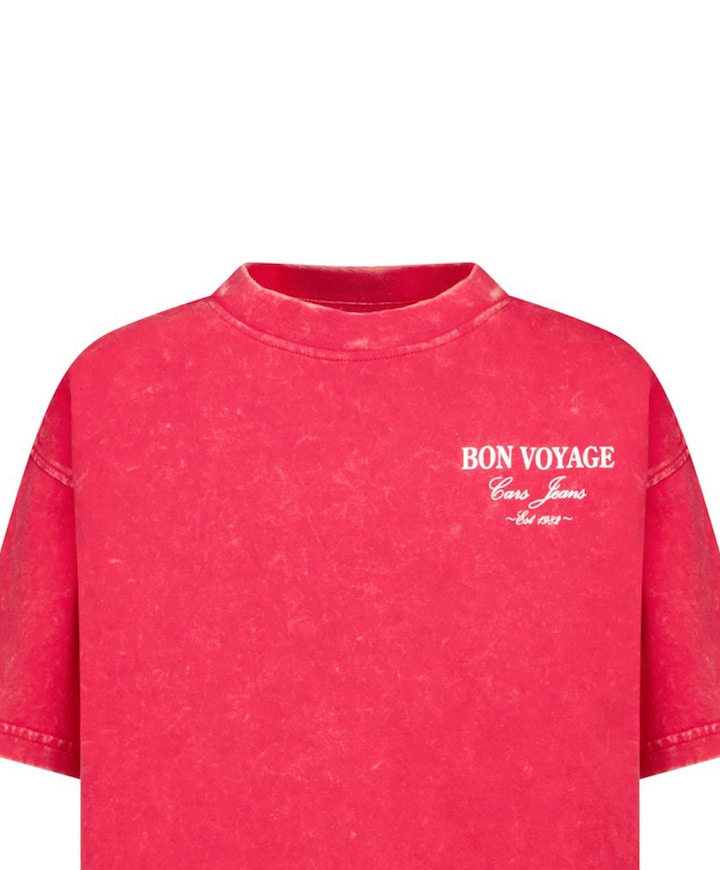 Meisjes T-shirt bordeaux