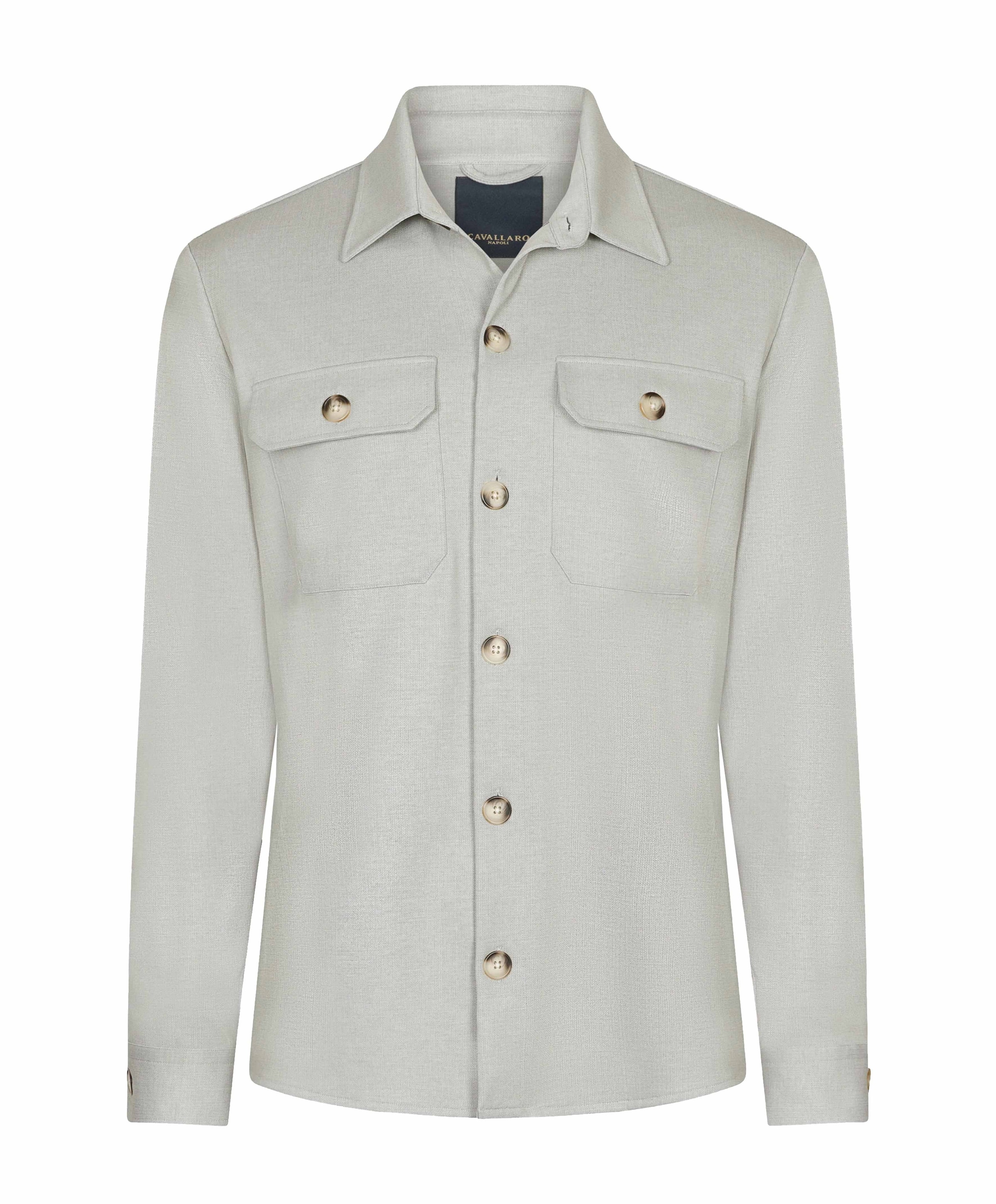 Heren overshirt groen