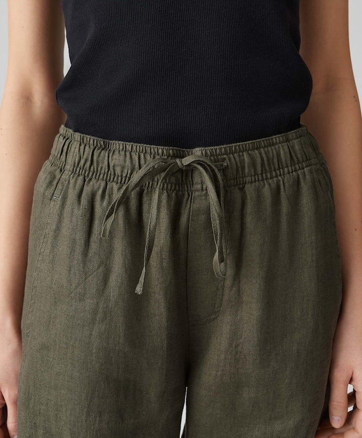 Mileni linen broek groen