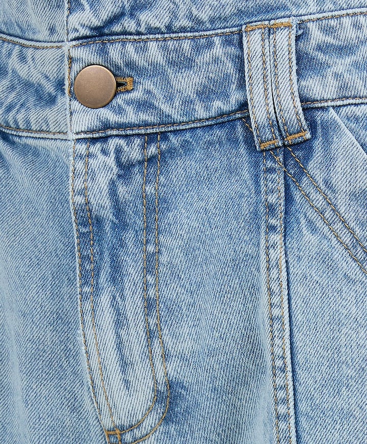 Voltaire dames korte broek blauw