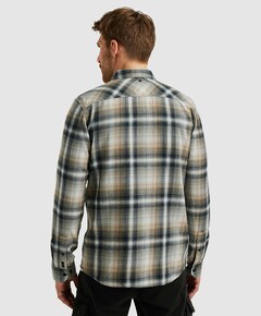 Overhemd lange mouw blauw