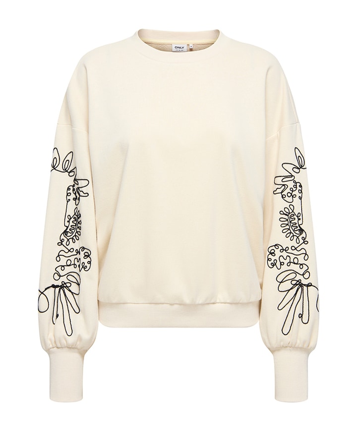 Dames sweater ecru