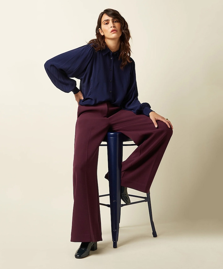 Chloe Pants Malone broek bordeaux