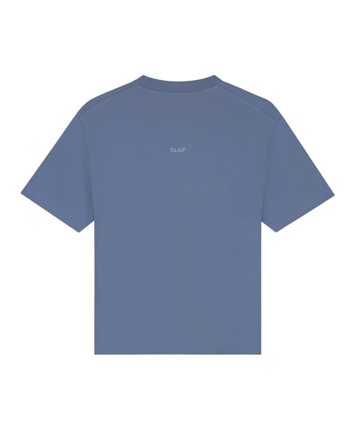 Heren T-shirt blauw