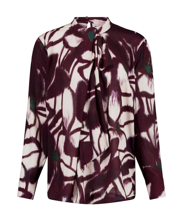 Dames blouse bordeaux
