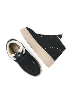 Isa Callum dames sneakers zwart