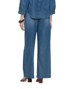Wide dames jeans blauw