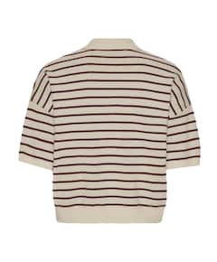 Dames polo beige