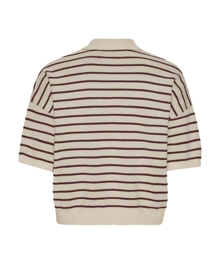 Dames polo beige