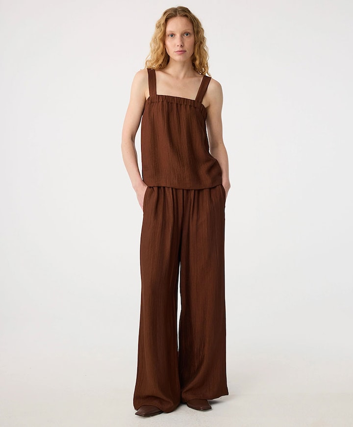 Janou Pants dames broek bruin