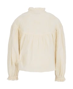 Meisjes blouse lange mouw ecru