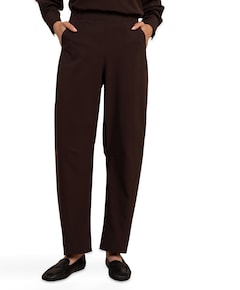Marlise barrel trousers dames broek bruin