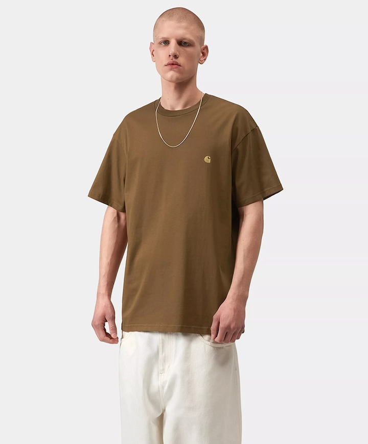 Heren T-shirt bruin