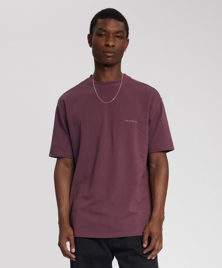 Heren T-shirt paars
