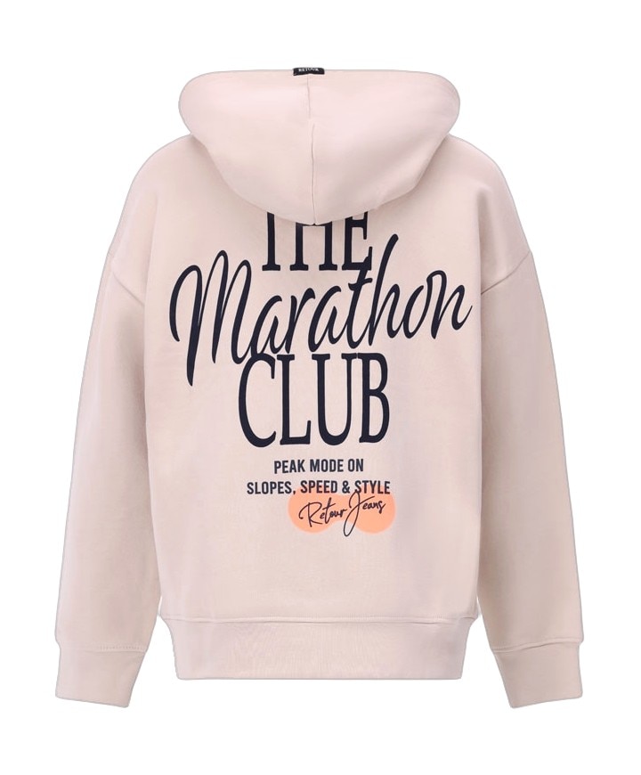 Jongens hoodie ecru