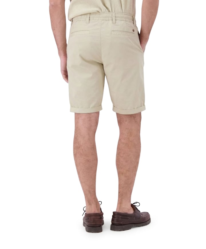 heren korte broek ecru