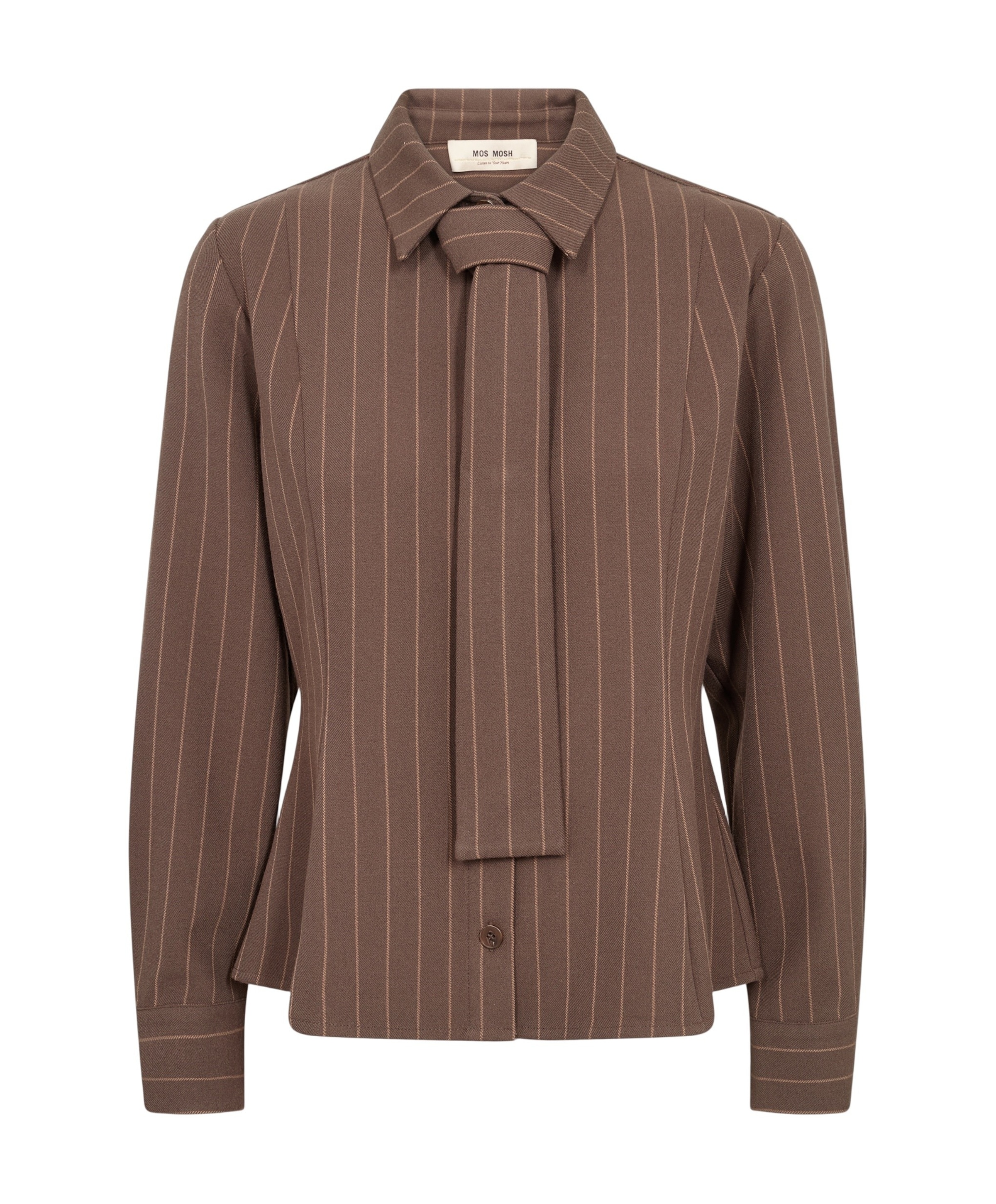 Dames blouse bruin
