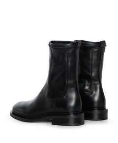 dames enkellaarzen zwart