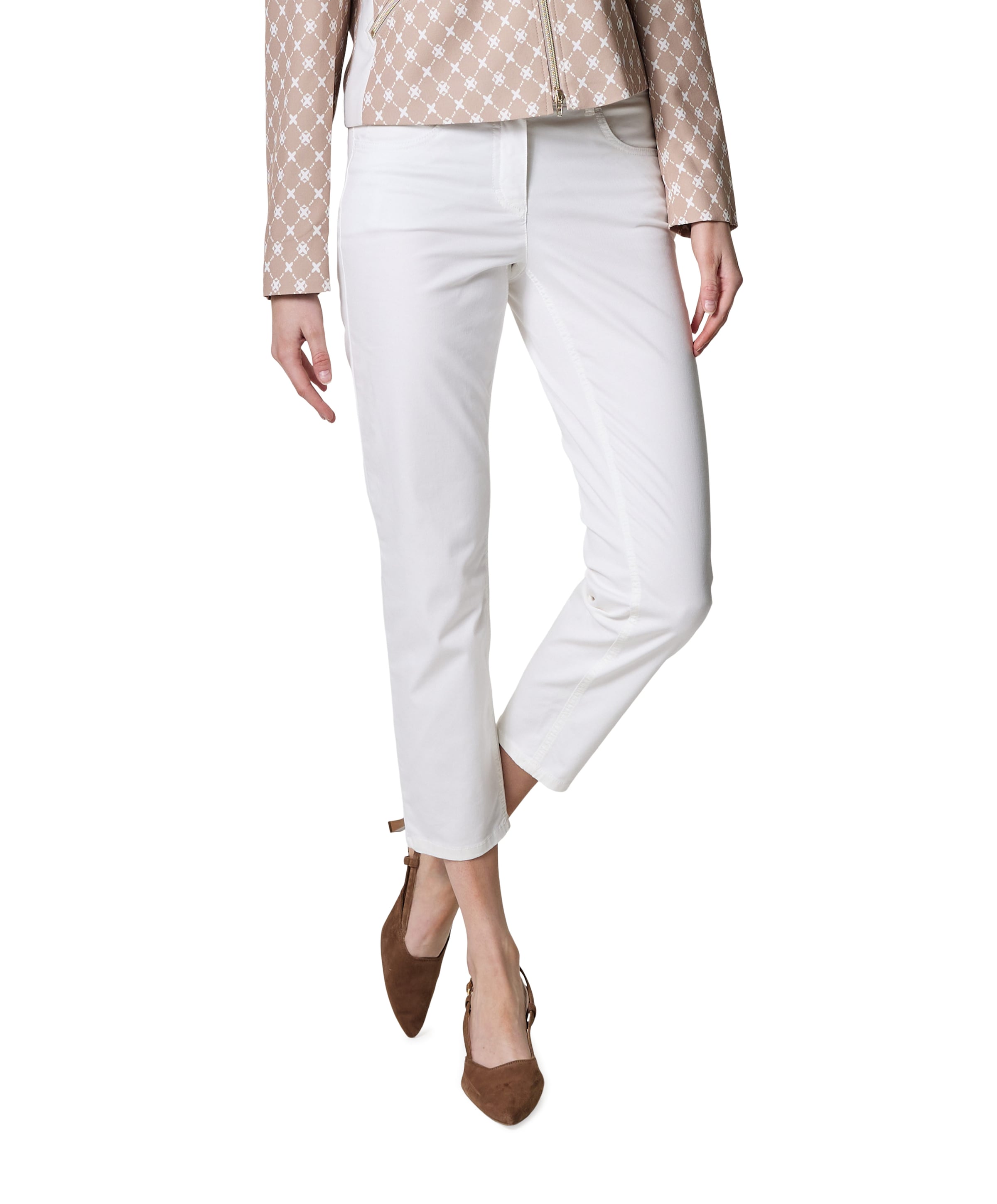 7/8 dames broek ecru