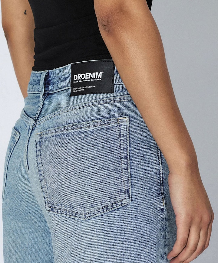 Dace dames jorts blauw