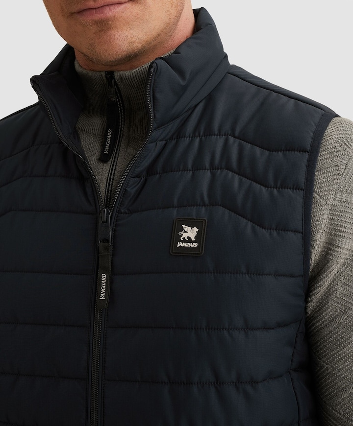 Heren bodywarmer blauw