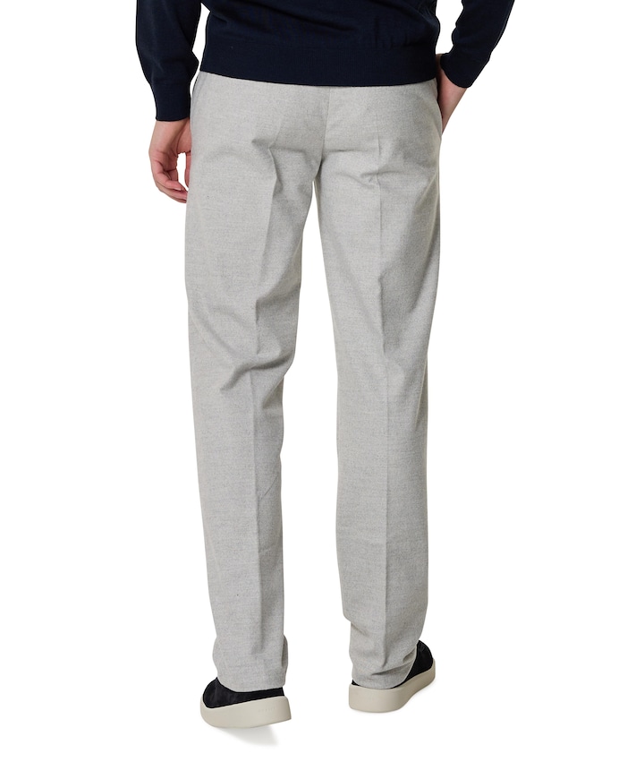 TROUSER CO FLAN RLX L.GREY pantalon grijs