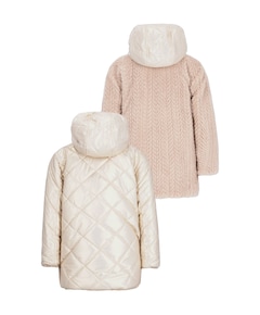 Meisjes jas beige