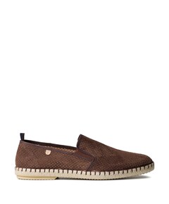 TOM HOLE/MICRO heren sneakers bruin