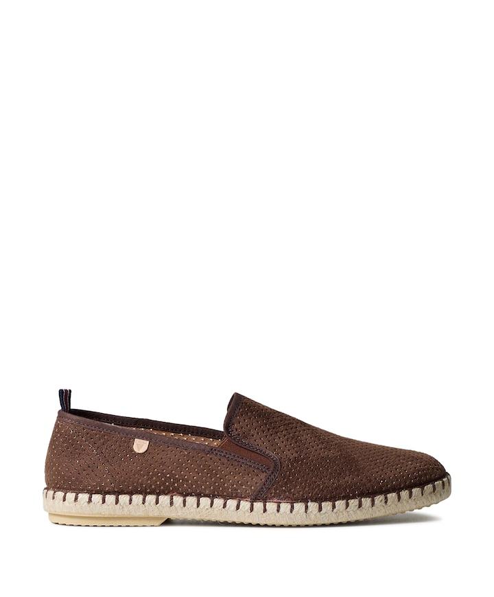 TOM HOLE/MICRO heren sneakers bruin